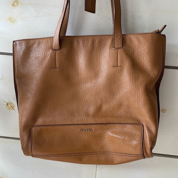 Leather FOSSIL shoulder bag - Picture 5 of 8